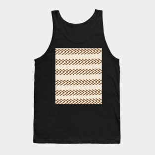 Mudcloth Pattern Minimalist  Abstract  Terracotta  Boho  Pattern Tank Top